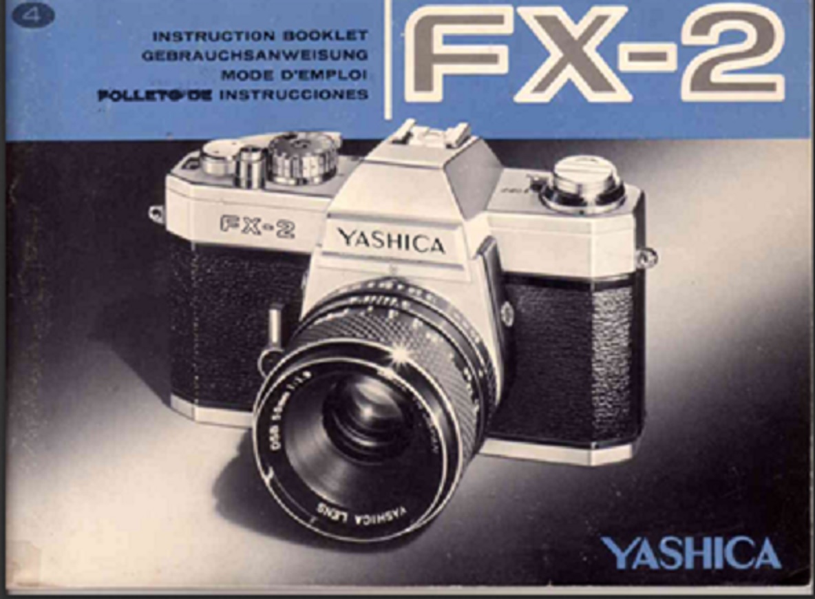 ตัวอย่าง คู่มือกล้องฟิลม์ Yashica Fx-2